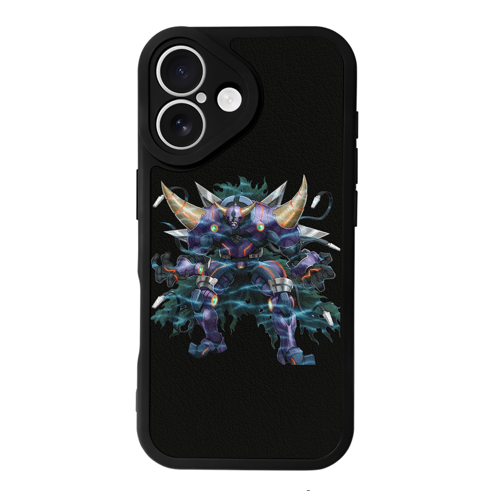 （画像用） 遊☆戯☆王 Yu-Gi-Oh! 【iPhone 16シリーズ対応】シリコンスマホケース（レザー調） 材質：シリコン